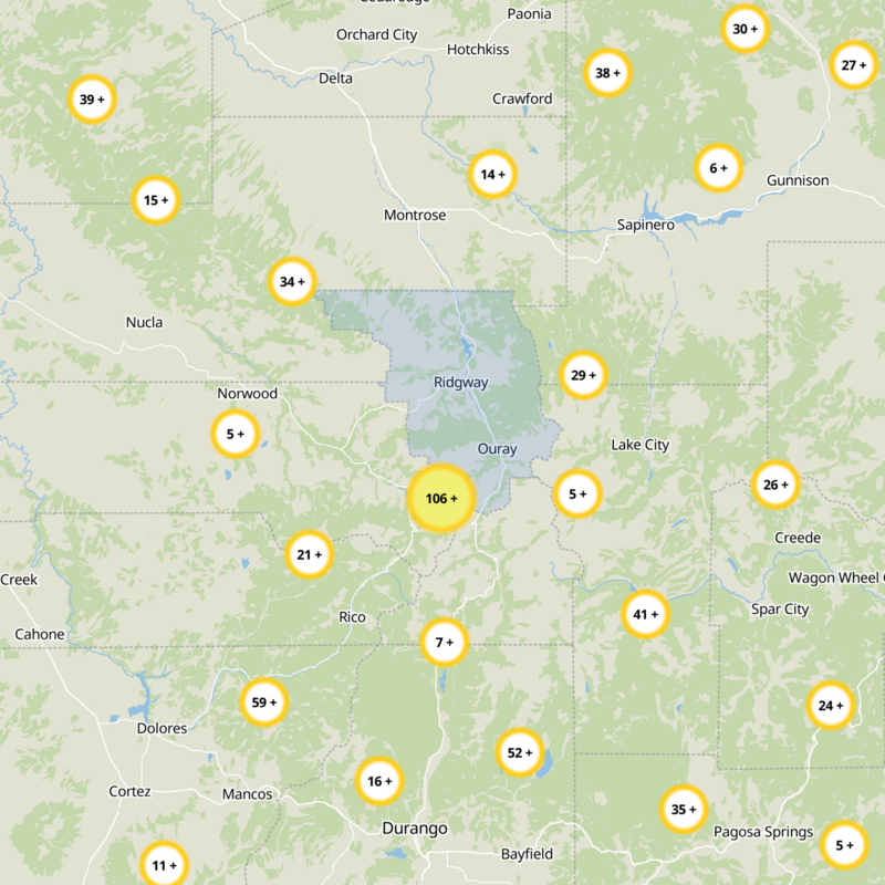 Ouray County Static Map