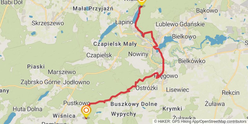 Skarszewski Trail stage 3 Map