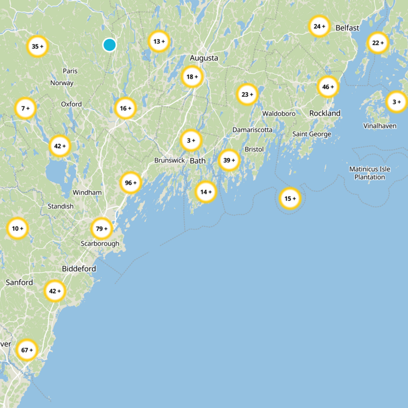 Sagadahoc County Static Map