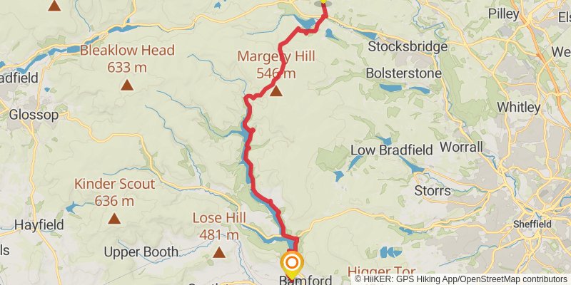 Clough Walk stage 6 Map