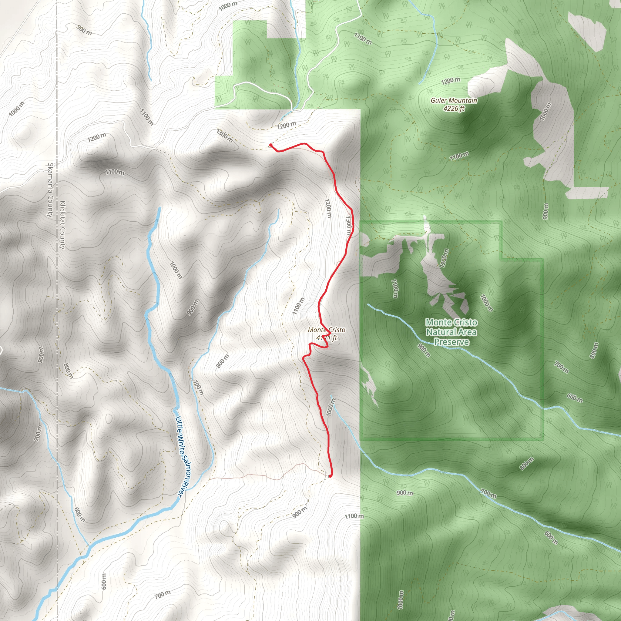 Monte Cristo Trail mobile static map