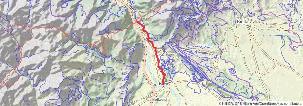 Via Francigena stage 71 Map