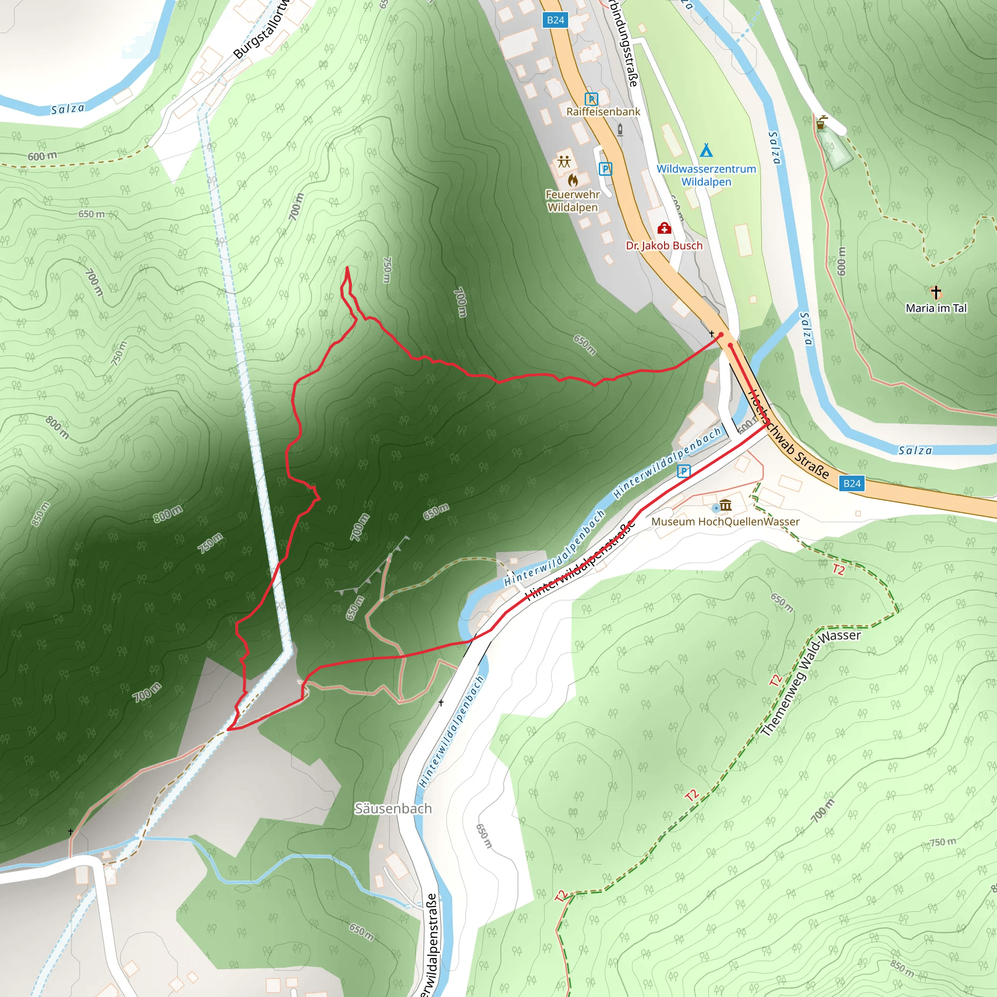 Der Gams in Wildalpen mobile static map