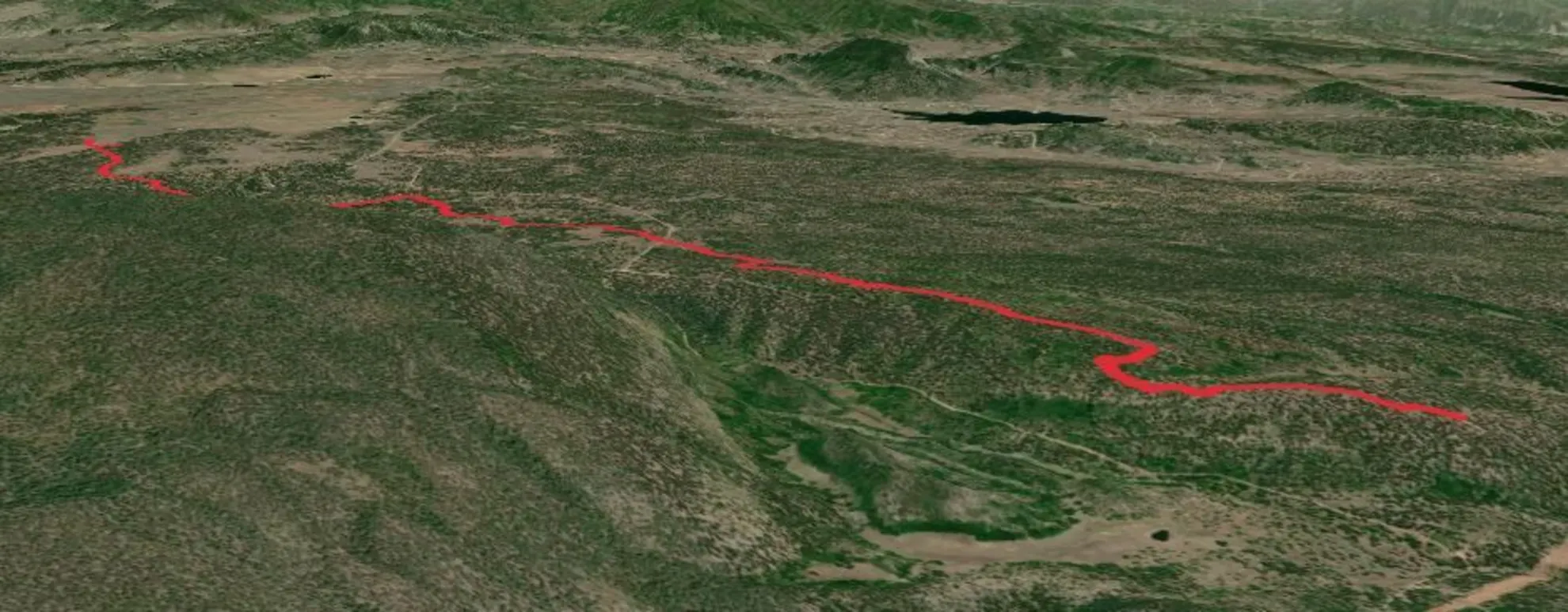 An image depicting the trail Circle T Trail and its surrounding area.