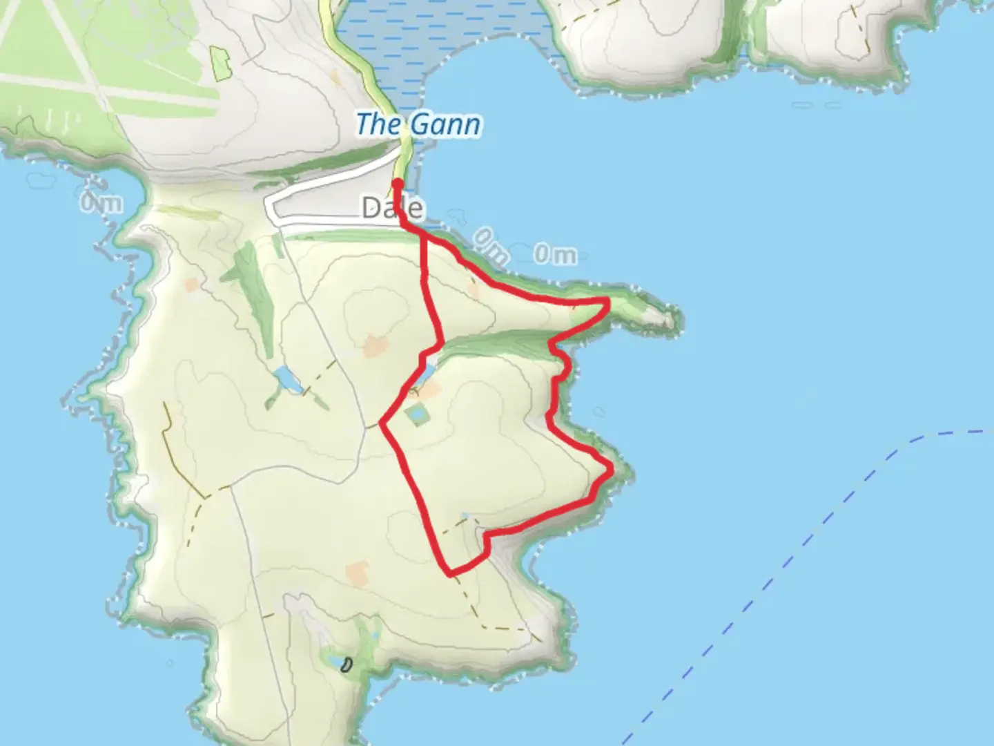 An image depicting the trail Dale Point Walk and its surrounding area.