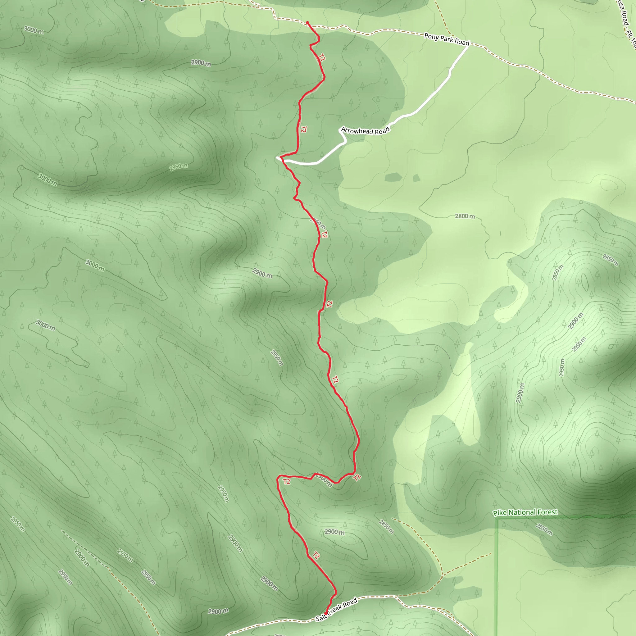 Mcquaid Trail mobile static map