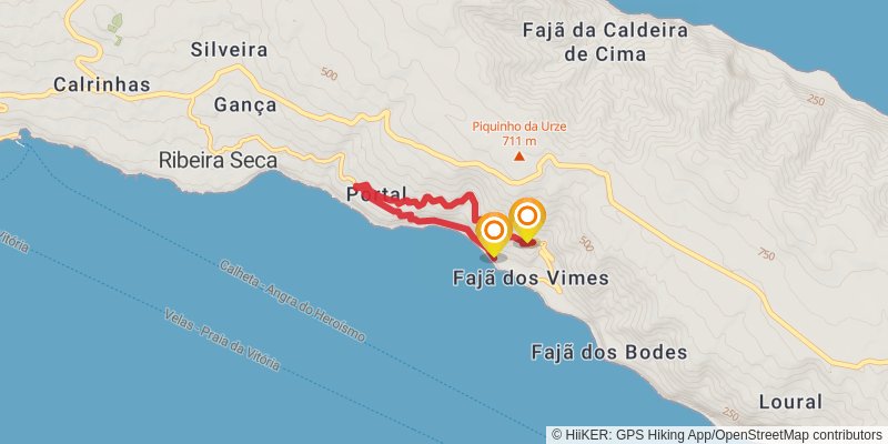 Great Route of São Jorge alt 1 Map