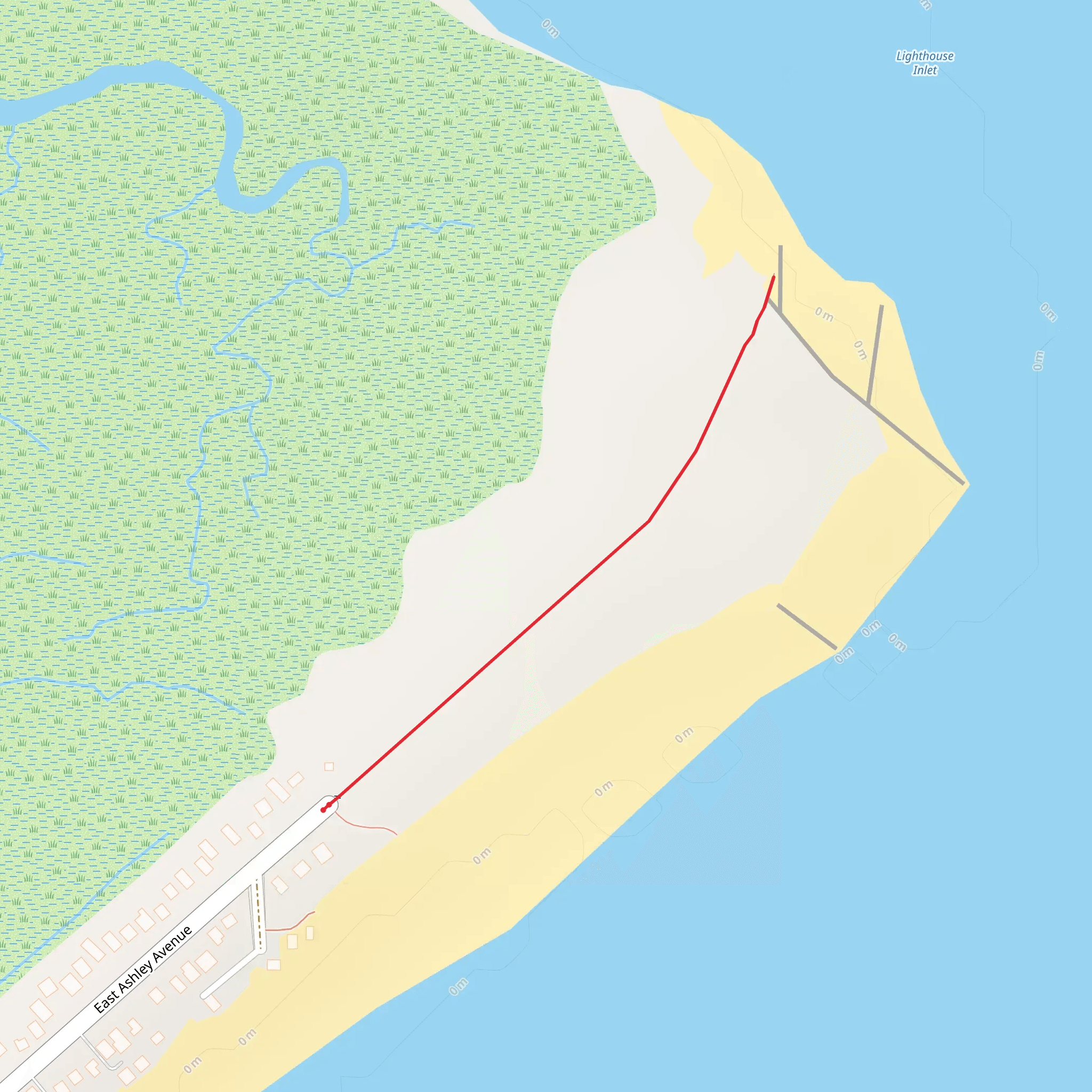 East Ashley Avenue mobile static map