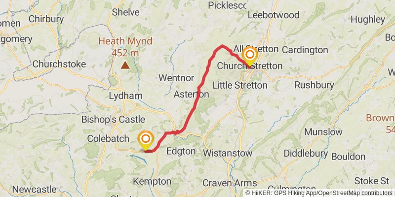 Jack Mytton Way stage 5 Map