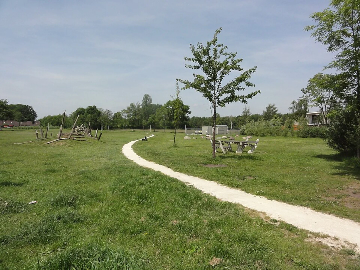 An image depicting the trail Beachvelden via Haverriet Weg and Rondje Hengelo and its surrounding area.
