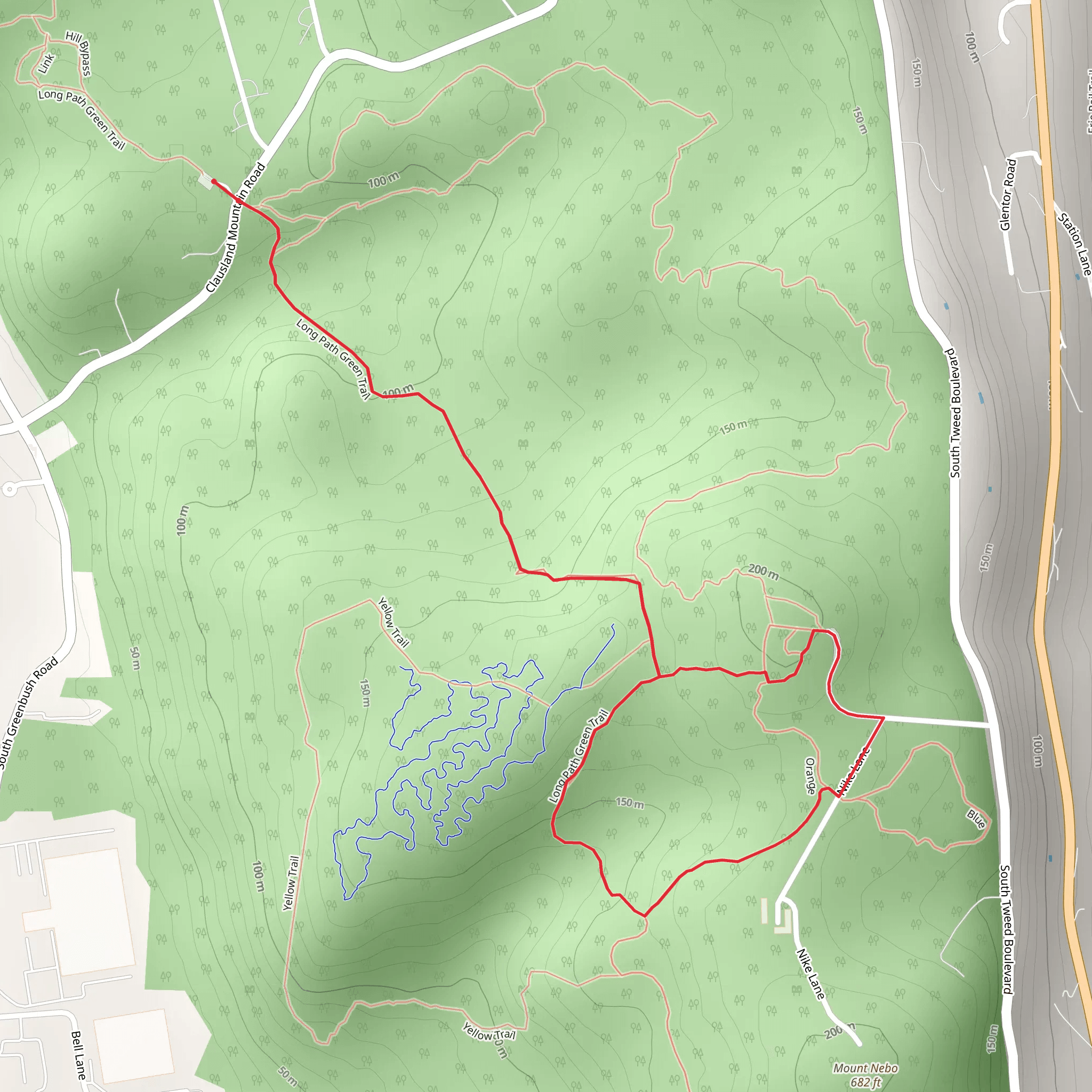US Military Reservation Loop mobile static map