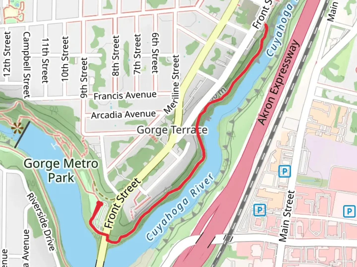 An image depicting the trail Glens Trail and its surrounding area.