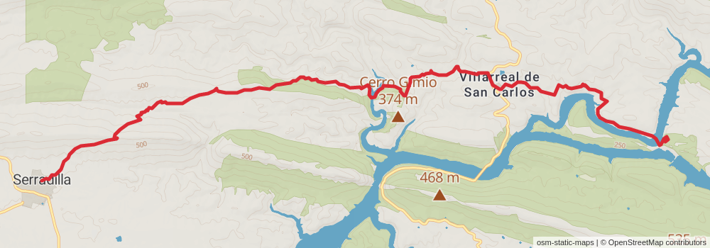 GR 113 Camino Natural del Tajo stage 39 Map