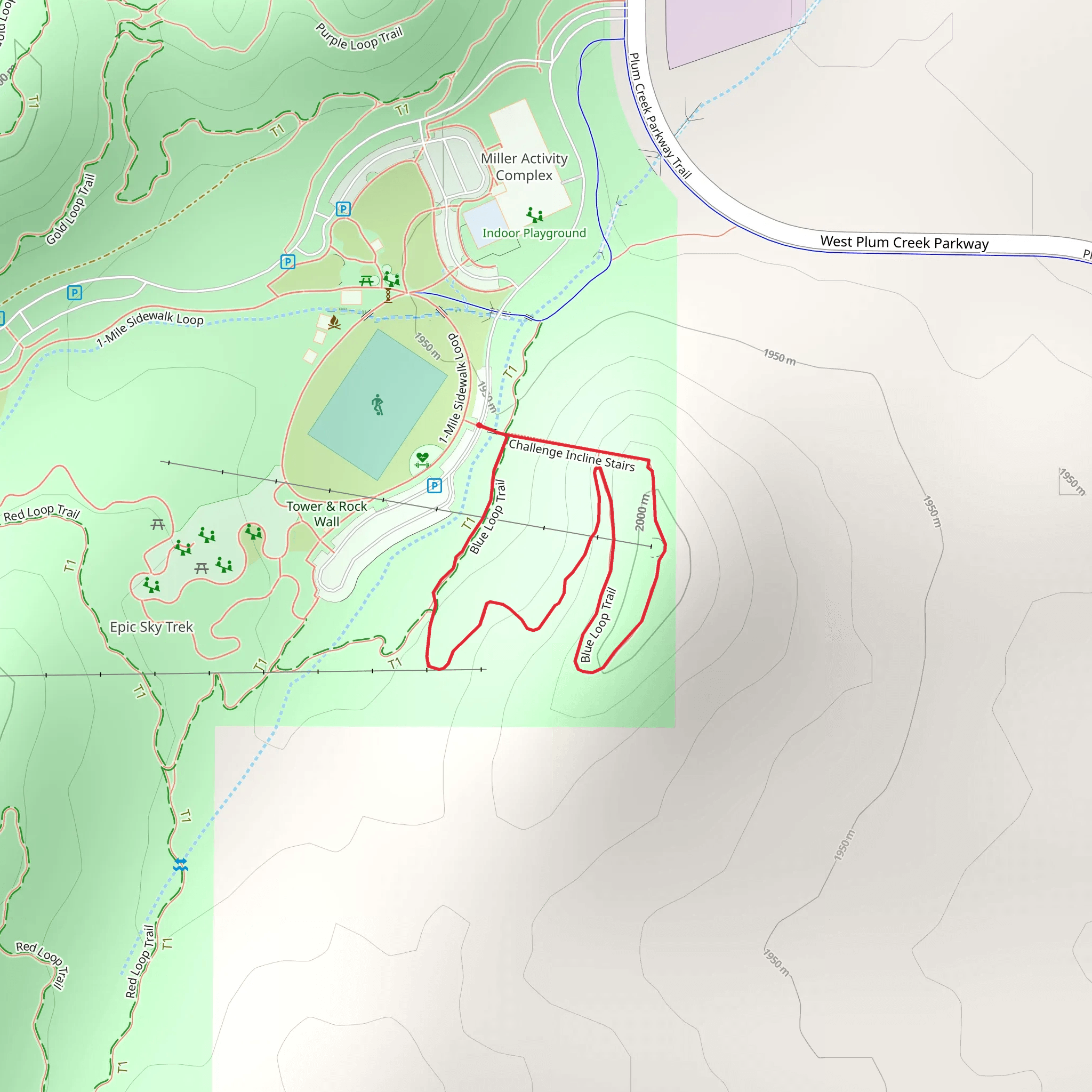 Blue Loop mobile static map