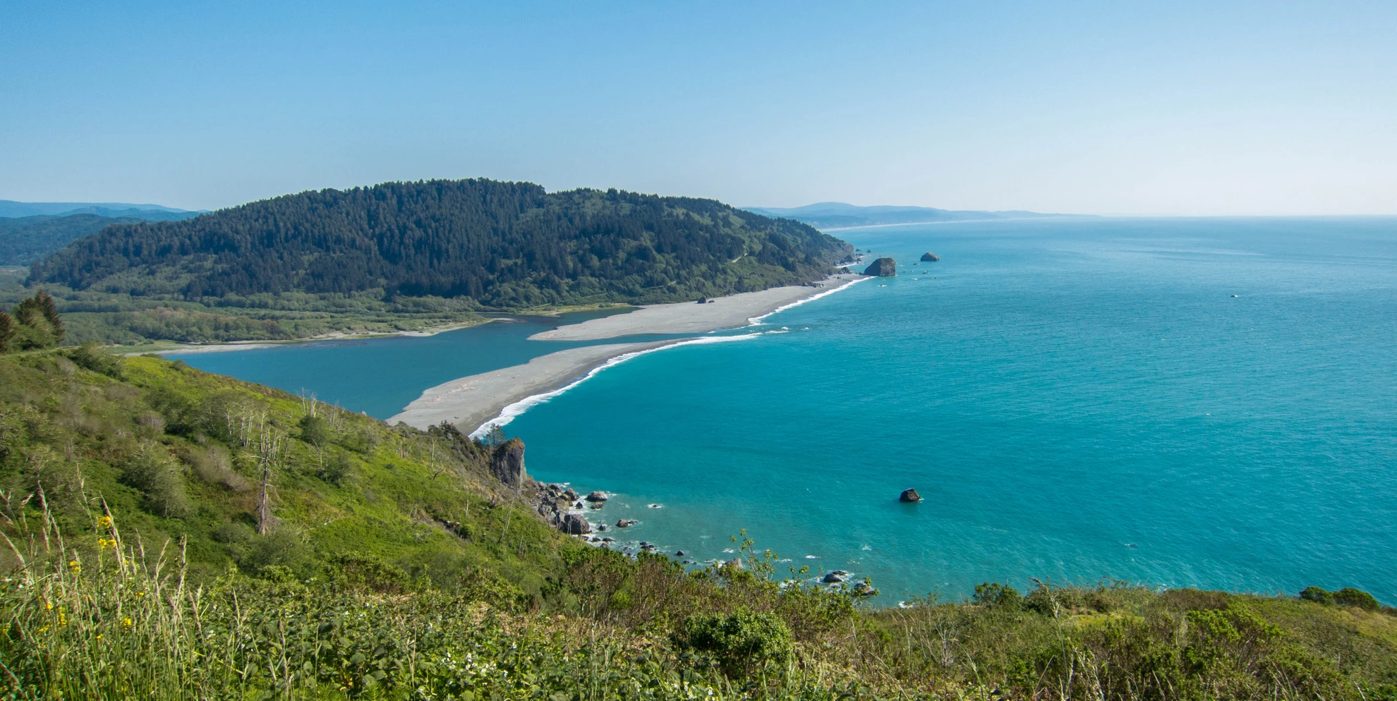 An image depicting the trail California Coastal Trail Klamath Section and its surrounding area.
