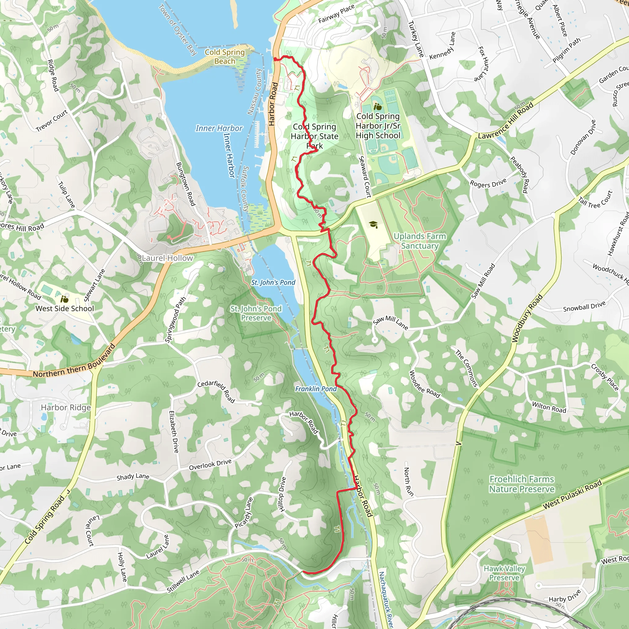Suffolk Greenbelt Trail mobile static map