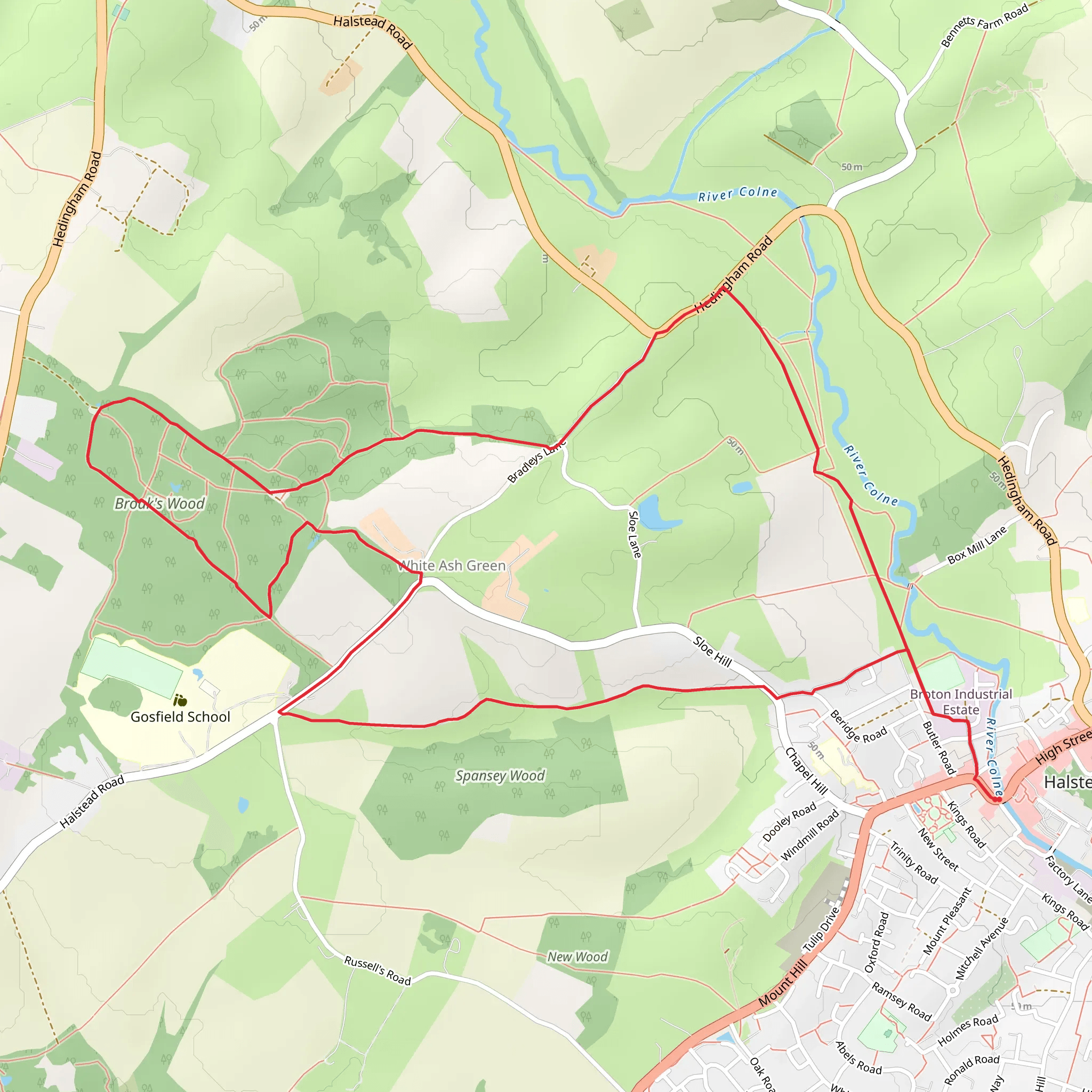 Halstead Loop mobile static map