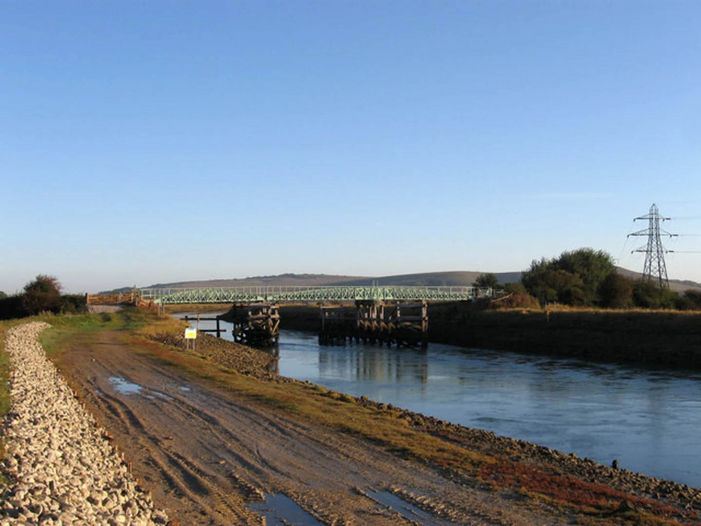 An image depicting the trail Monk House and its surrounding area.