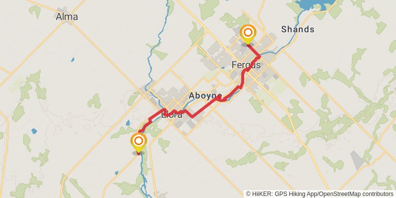 Grand Valley Trail stage 3 Map