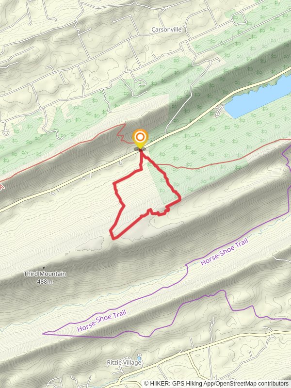 Clarks Valley Road Southern Loop Trail