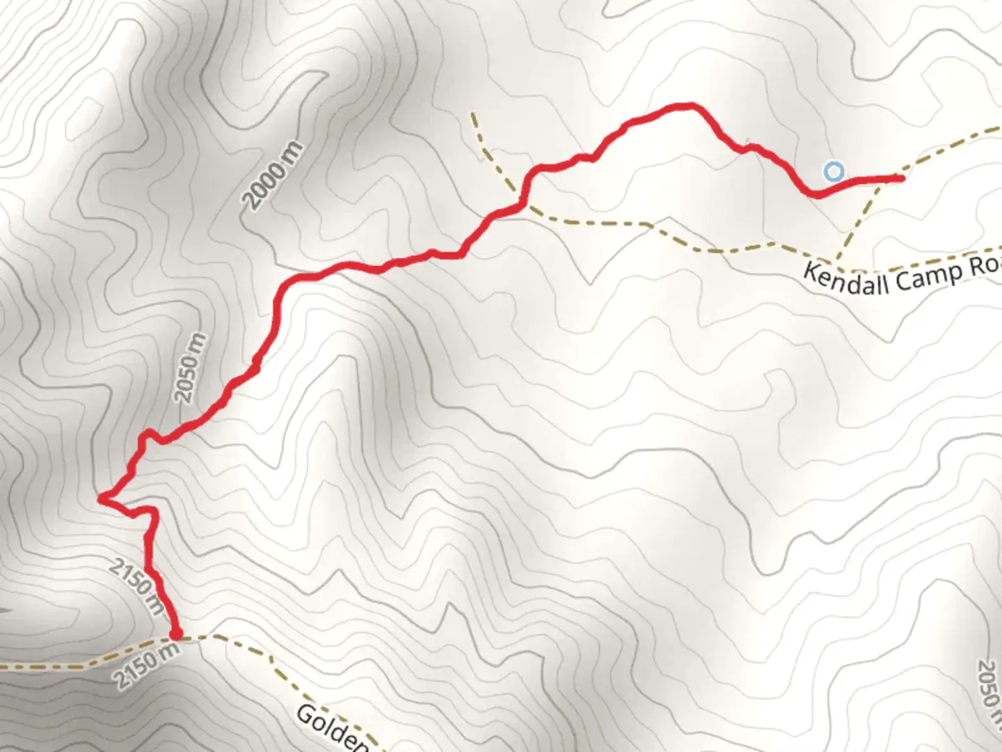 An image depicting the trail Kendall Camp Trail and its surrounding area.