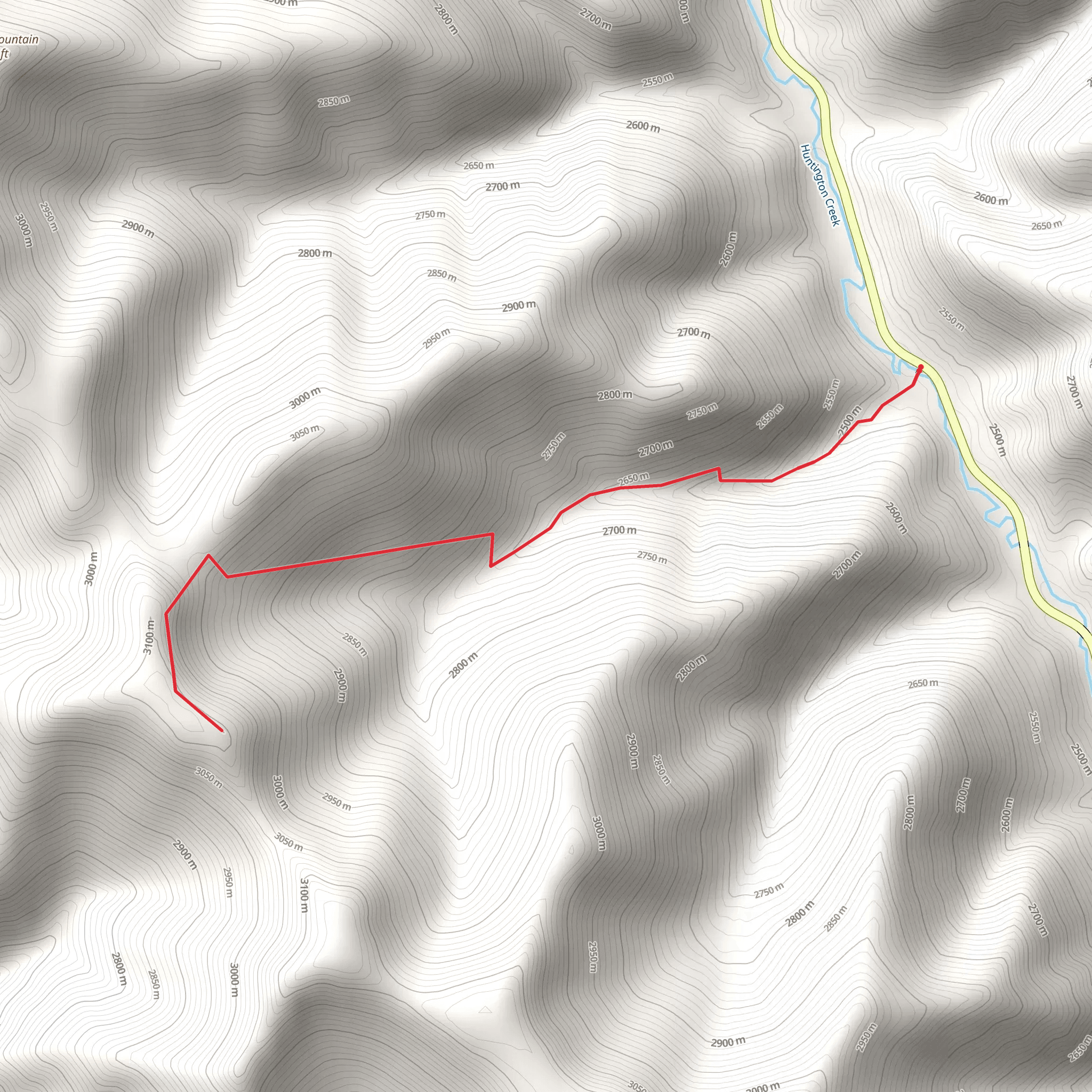 Mill Canyon mobile static map