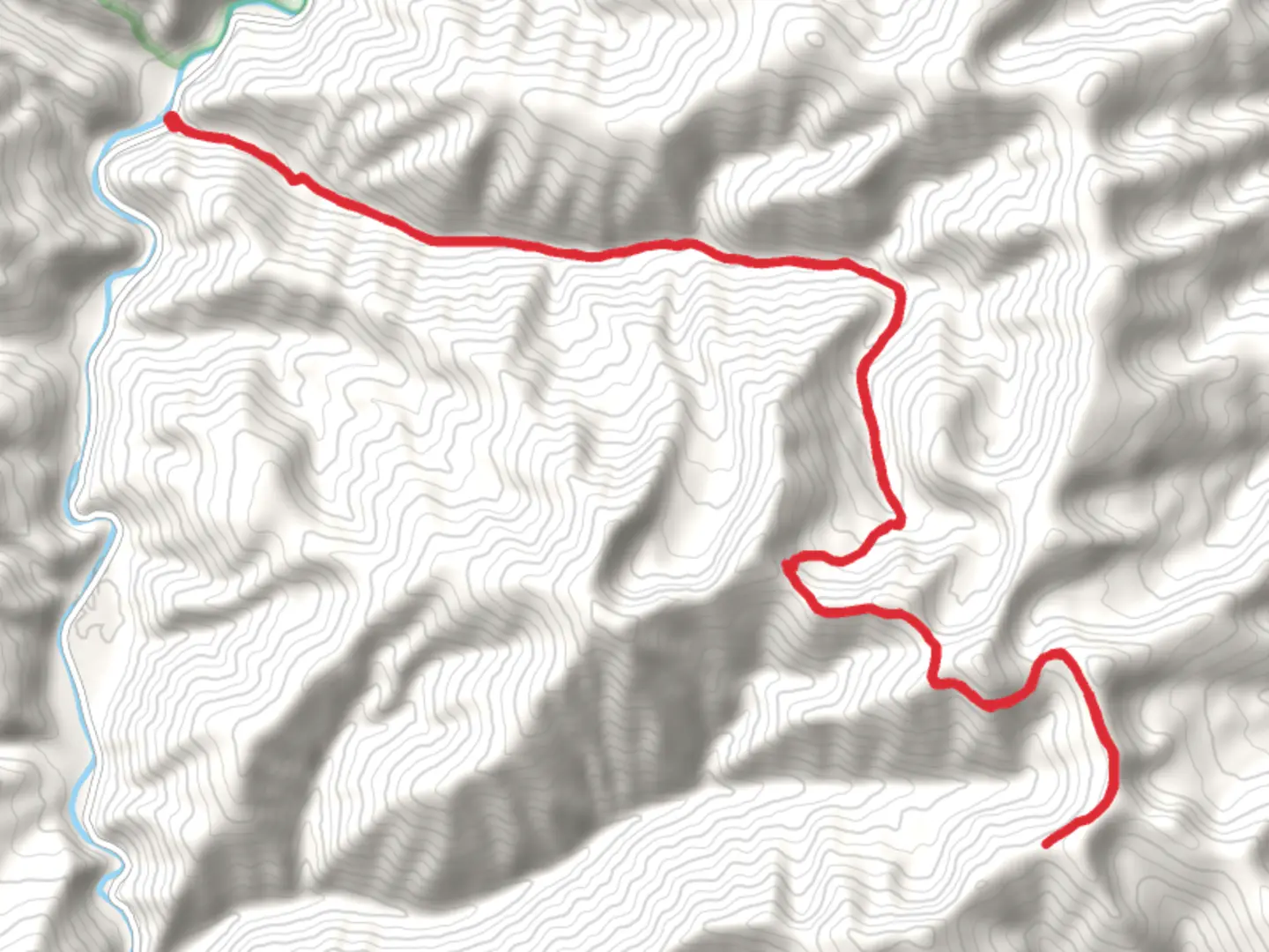 An image depicting the trail Butte Cabin Creek Trail and its surrounding area.