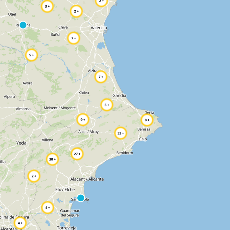 la Vall de Gallinera Static Map