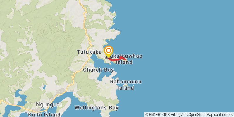 Tutukaka Head Track stage 1 Map