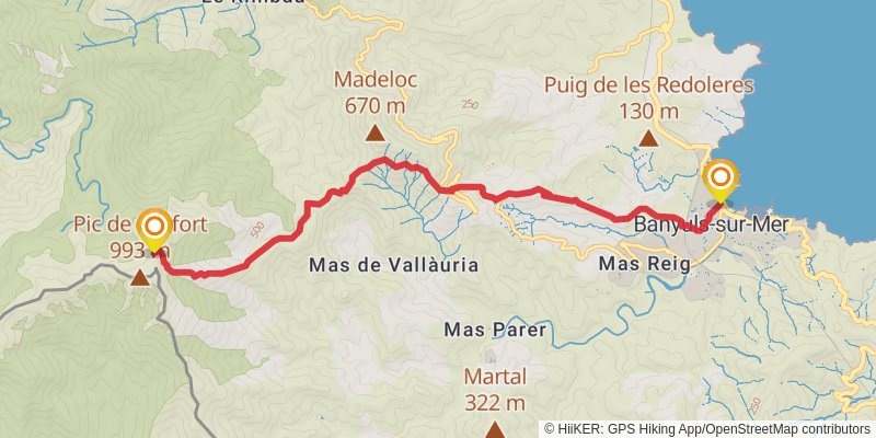 Haute Randonnée Pyrénéenne stage 53 Map