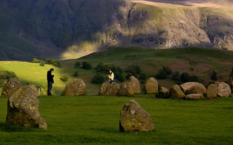 An image depicting the trail Castlerigg Stone Circle and High Rigg Loop and its surrounding area.