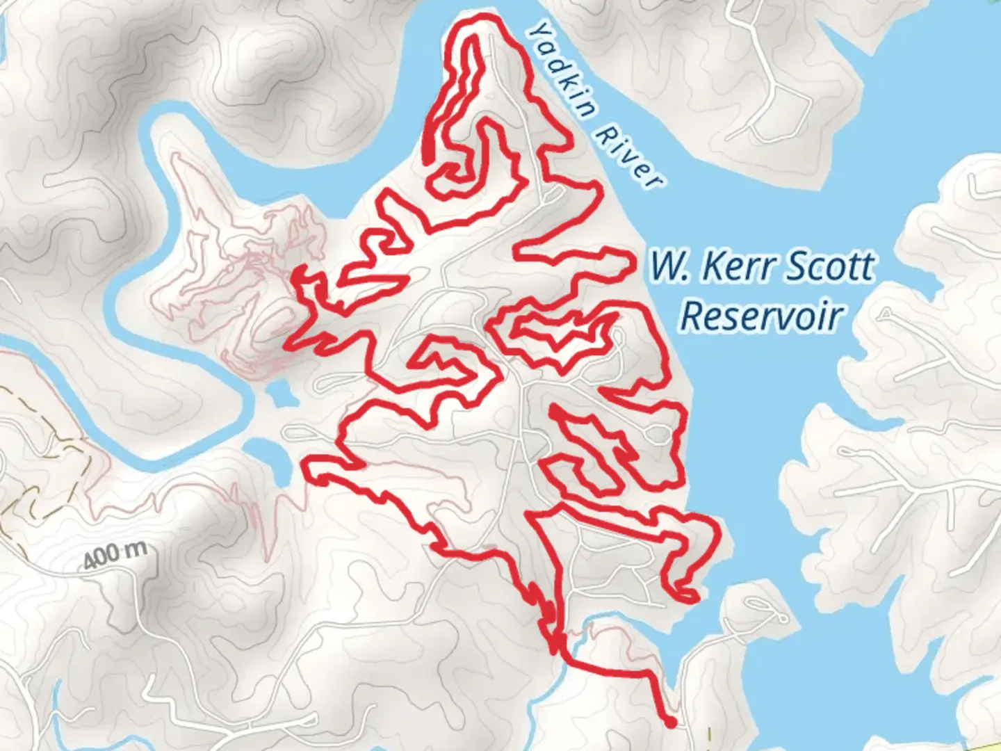 An image depicting the trail Warrior Creek Loop and its surrounding area.
