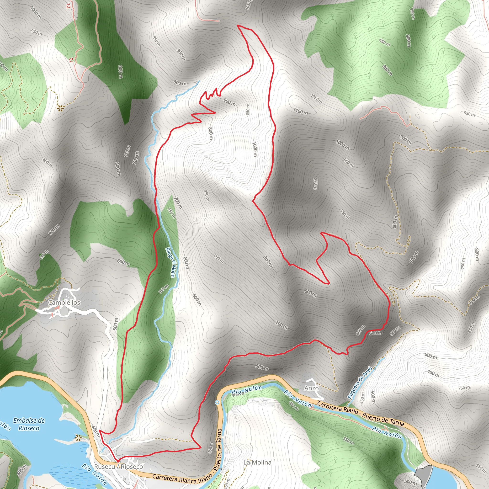 Route of the Roman Road mobile static map