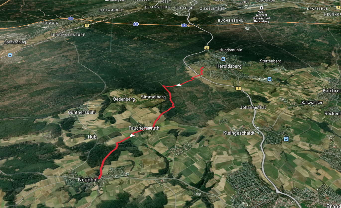 Gelbkreuz and Tuchersteig Walk