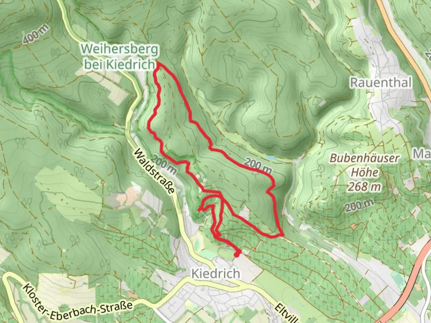 An image depicting the trail Burg Scharfenstein, Forster Schneider Eiche and Egertsmuhle Loop and its surrounding area.