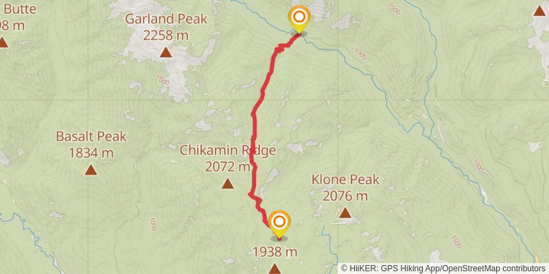 Mad River - Upper Trail stage 2 Map