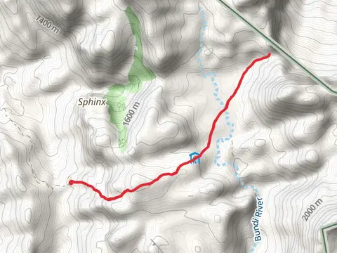 Base Camp - The Hut - Skeleton Pass Trail