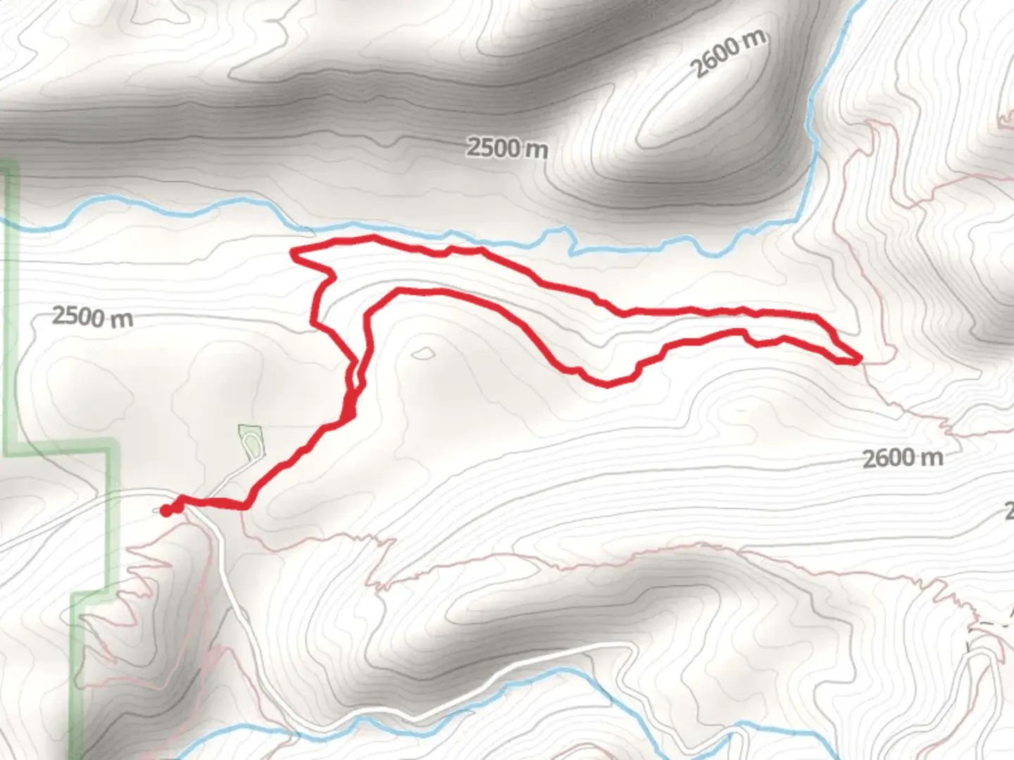 An image depicting the trail Soda Creek and Ditch Loop Trail and its surrounding area.