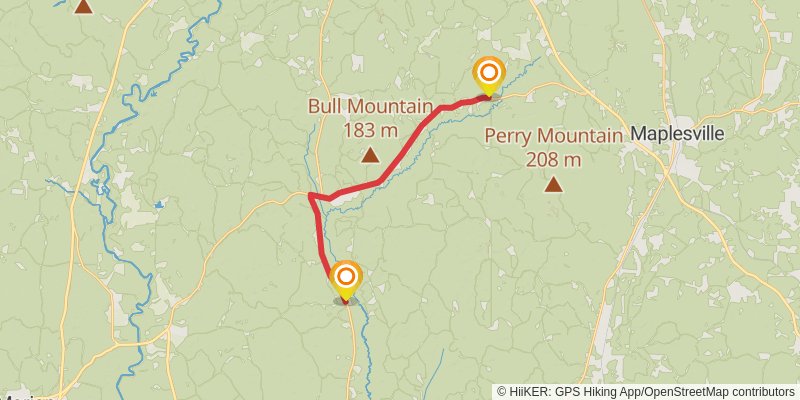 Great Eastern Trail (Incomplete) stage 15 Map