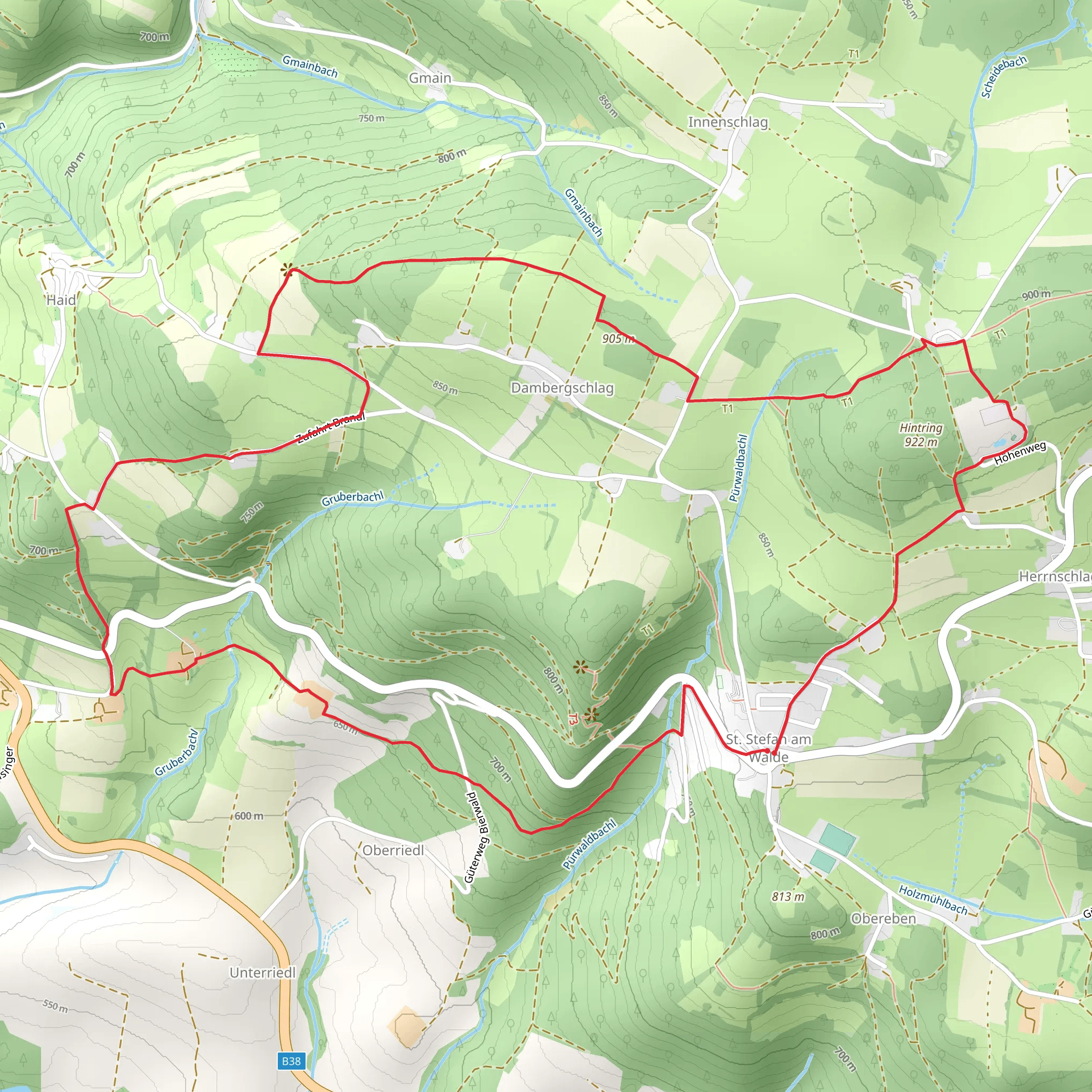 S2 Musikweg mobile static map