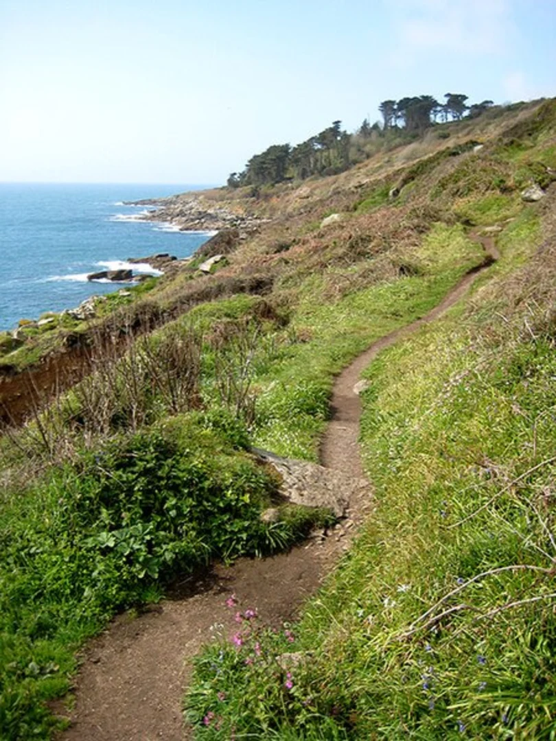 An image depicting the trail Kemyel Crease and Lamorna Cove and its surrounding area.