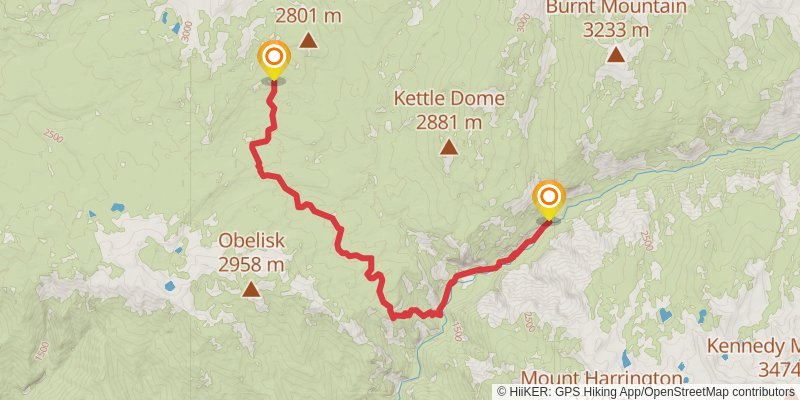 Theodore Solomons Trail stage 11 Map