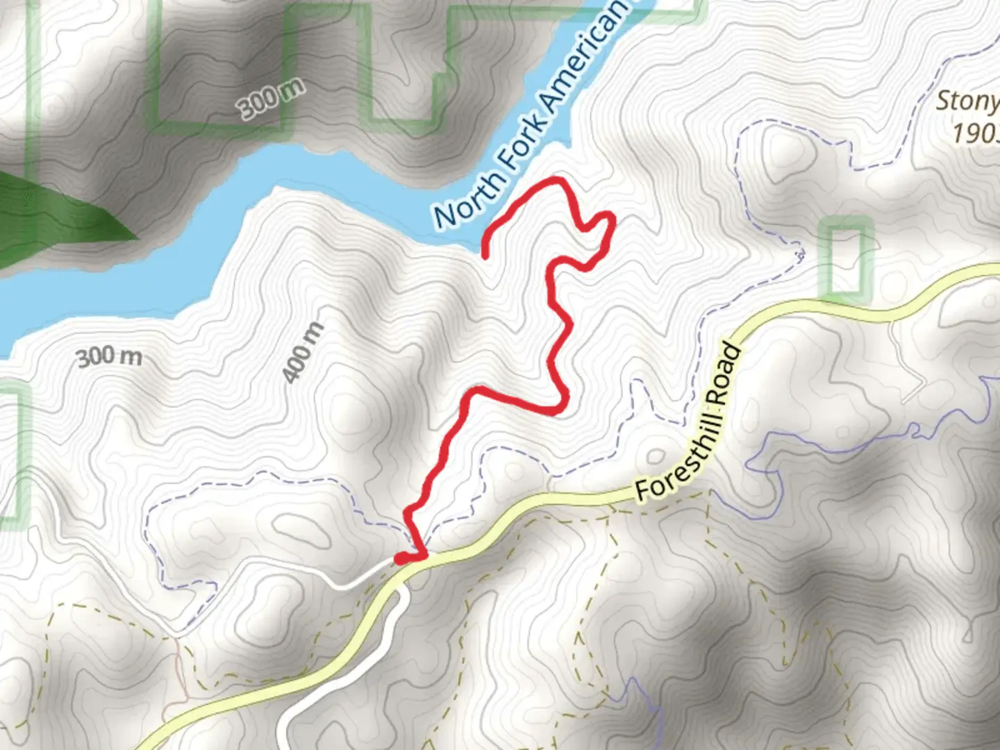 An image depicting the trail Lake Clementine Access Trail and its surrounding area.