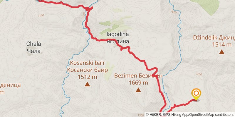 Sultans Trail stage 94 Map