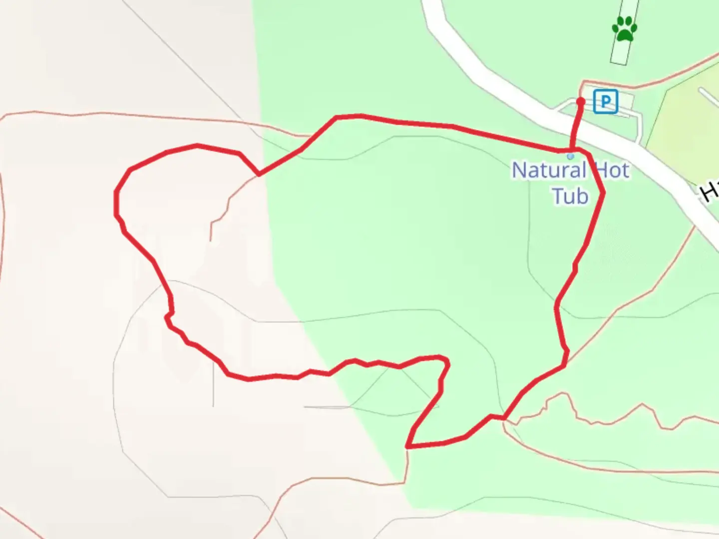 An image depicting the trail East Roper Lake Road Short South Loop and its surrounding area.