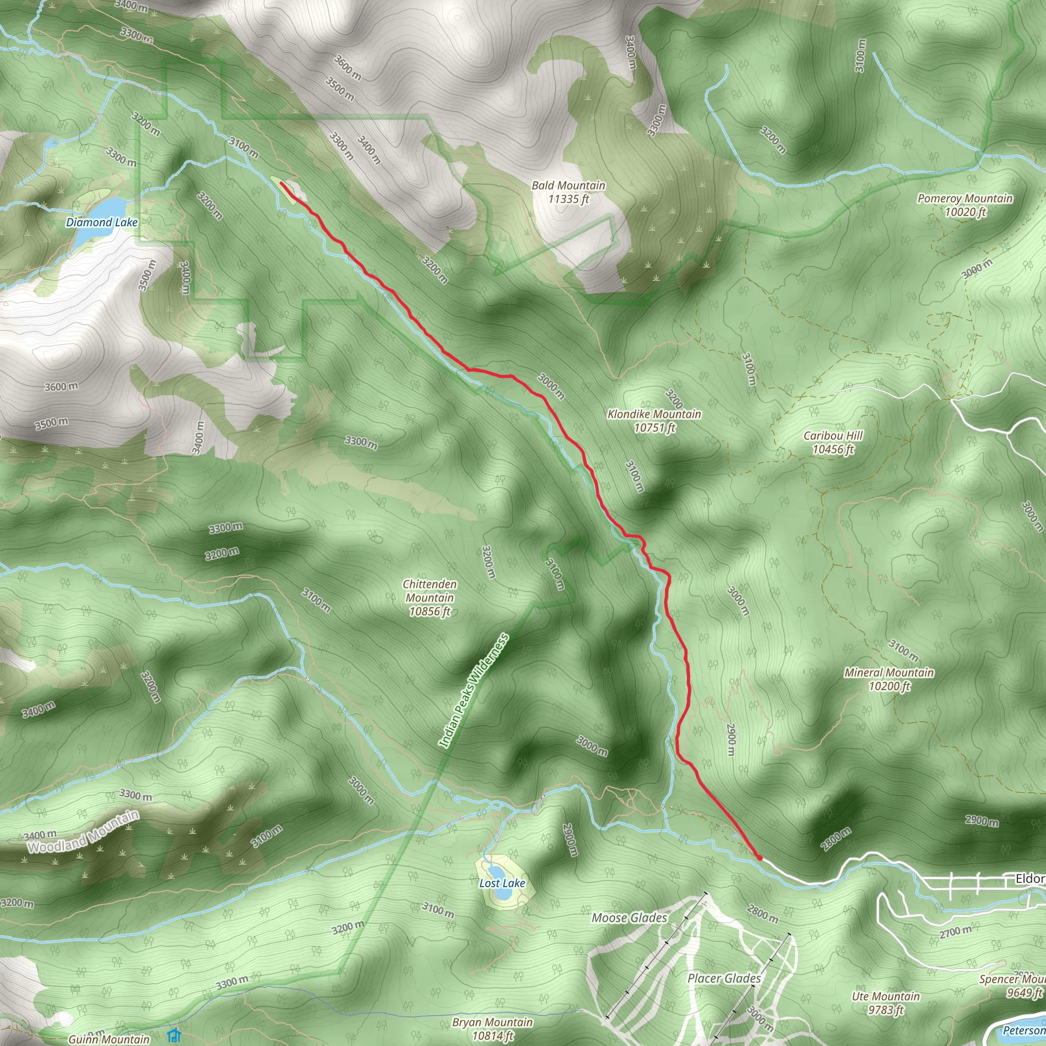 Fourth Of July Road mobile static map