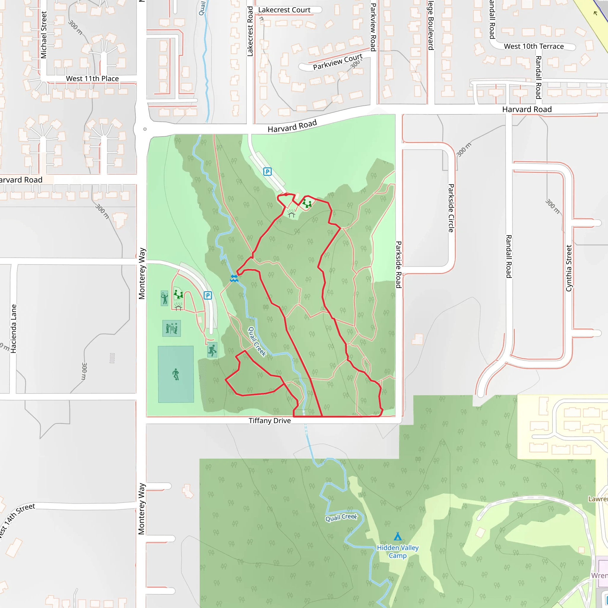 Dad Perry Park Loop mobile static map