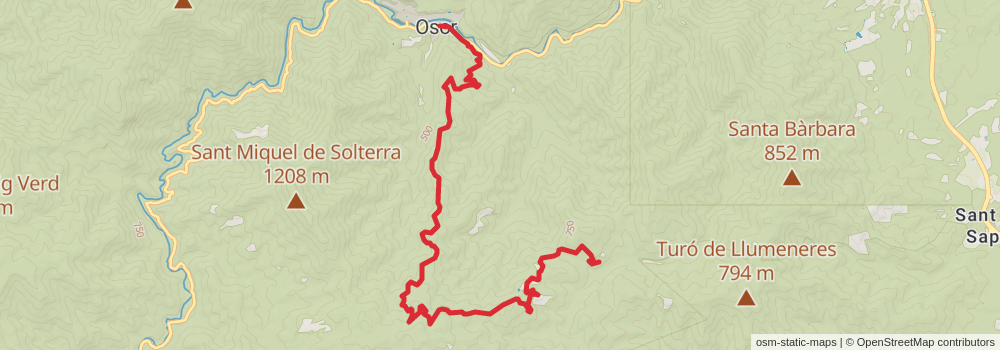 GR 178 Ruta d'en Serrallonga stage 2 Map