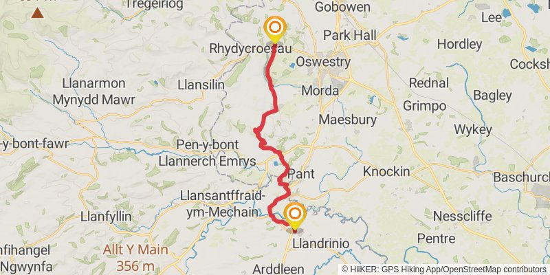 Hope House Way stage 26 Map