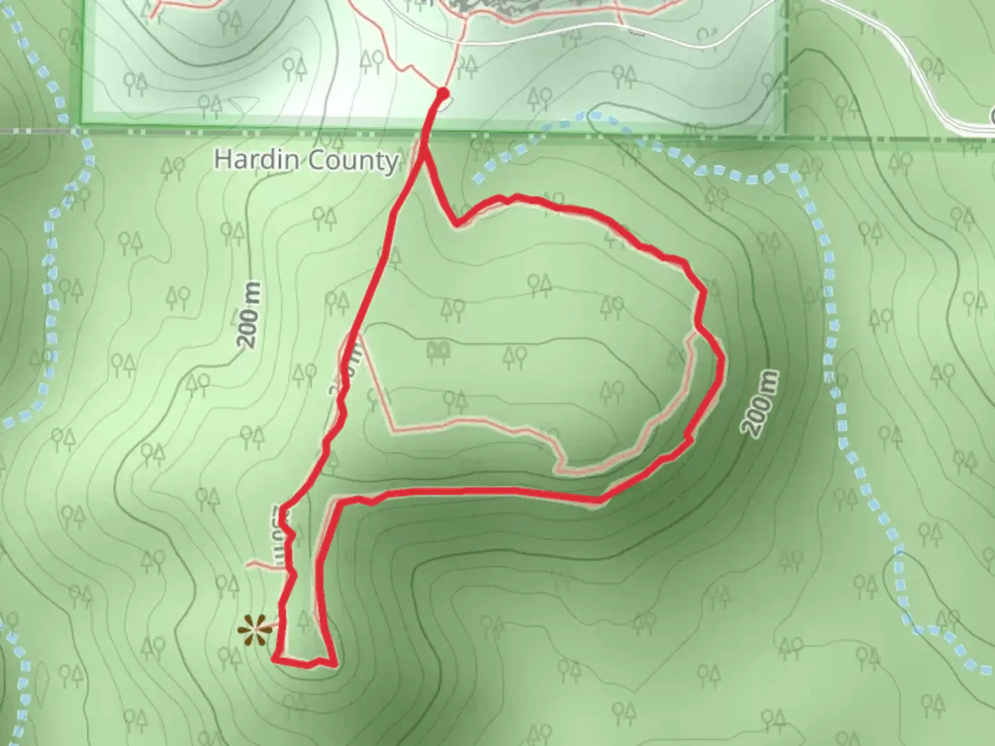 An image depicting the trail Indian Point Loop Trail and its surrounding area.